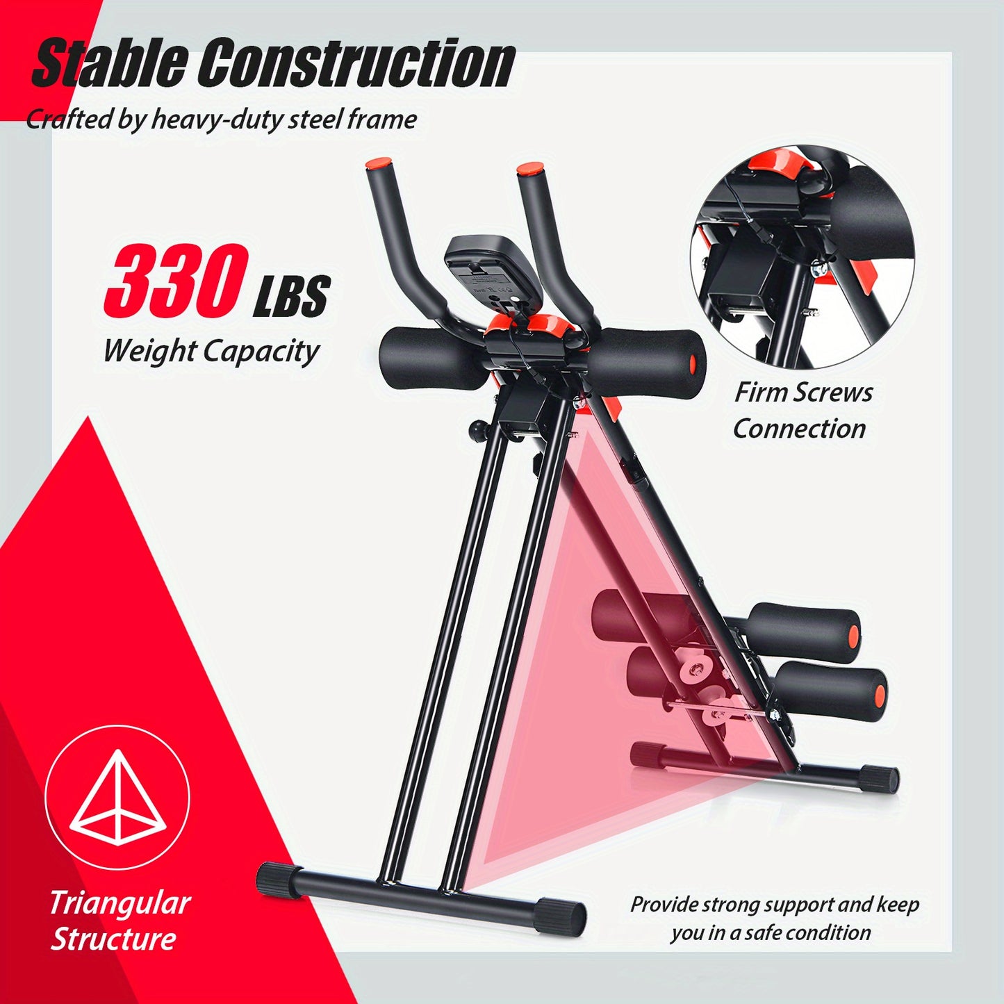 MuscleForge Foldable Core Abdominal Trainer
