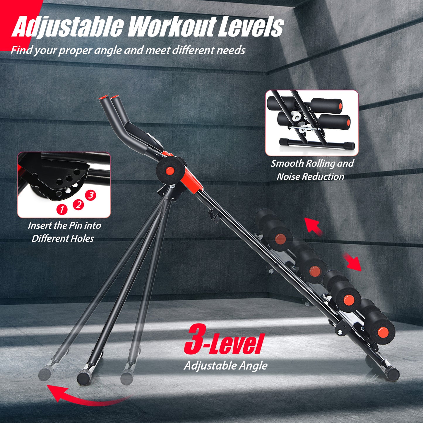 MuscleForge Foldable Core Abdominal Trainer