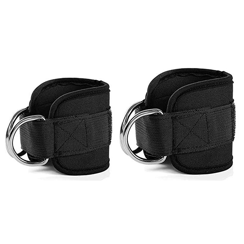 MuscleForge 2Pcs Ankle Straps for Cable Machine