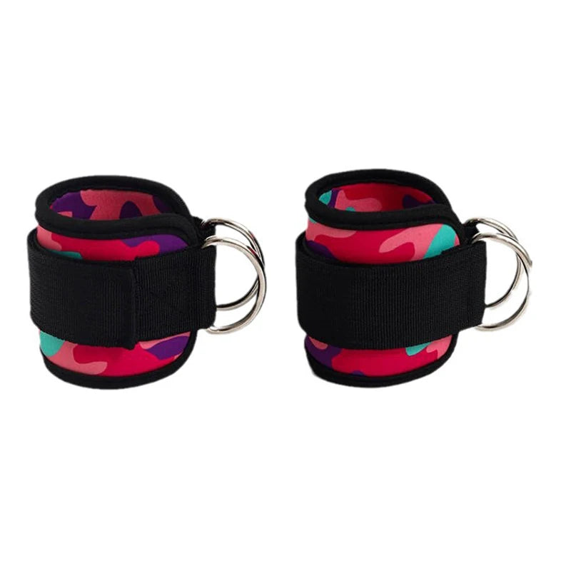 MuscleForge 2Pcs Ankle Straps for Cable Machine
