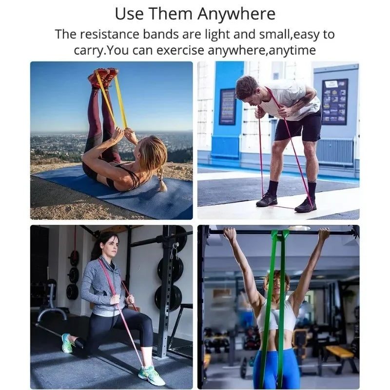 MuscleForge Exercise Resistance Bands Set for Full-Body Workouts