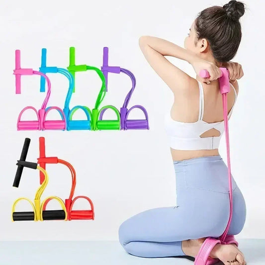 MuscleForge Elastic Resistance Bands for Home Workouts