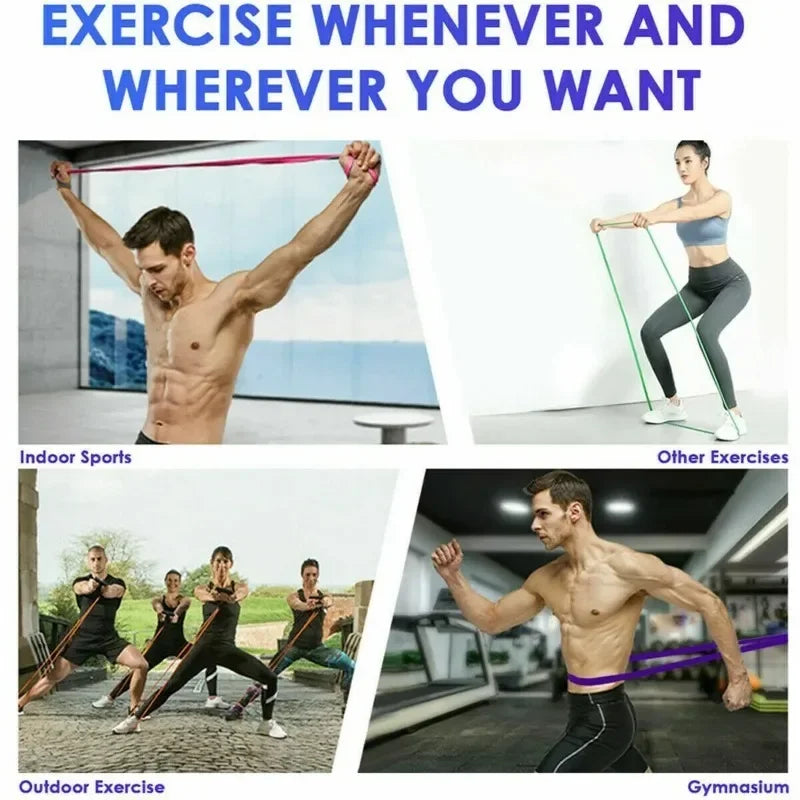 MuscleForge Exercise Resistance Bands Set for Full-Body Workouts