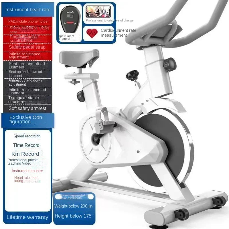 MuscleForge Indoor Spin Bike – Smart Home Exercise Bike for Cardio & Weight Loss