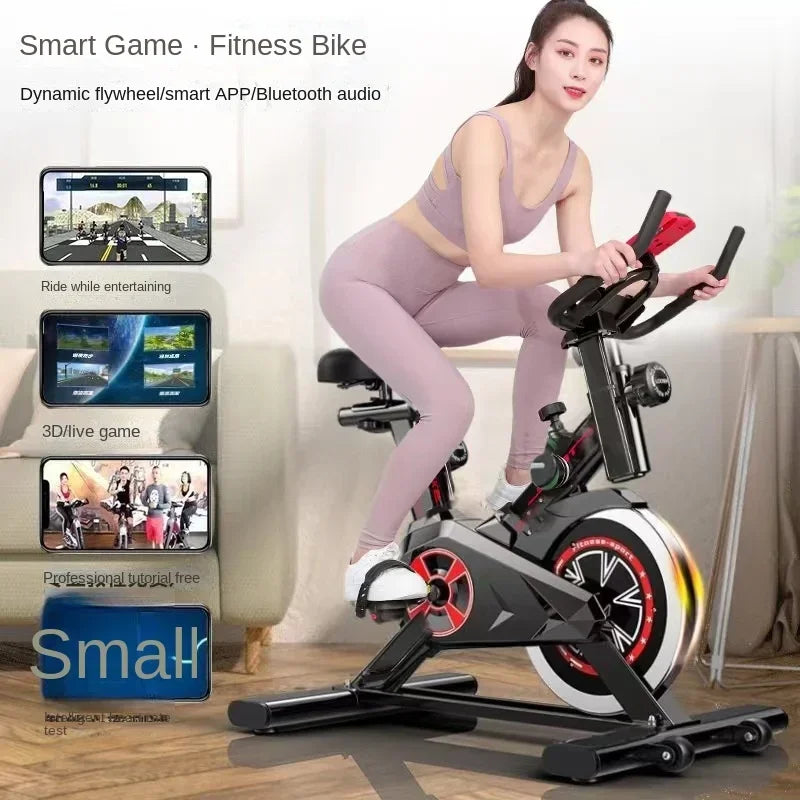 MuscleForge Indoor Spin Bike – Smart Home Exercise Bike for Cardio & Weight Loss