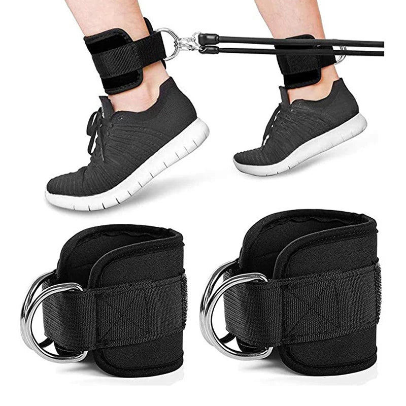 MuscleForge 2Pcs Ankle Straps for Cable Machine