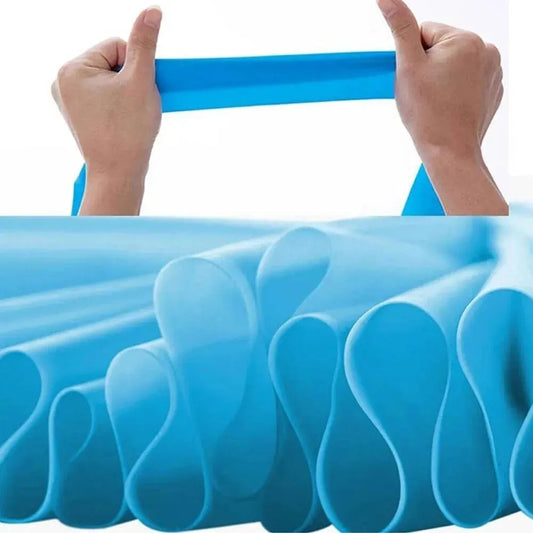 MuscleForge Resistance Bands – Stretch Elastic Bands for Home & Outdoor Fitness, Pilates, Yoga & Strength Training