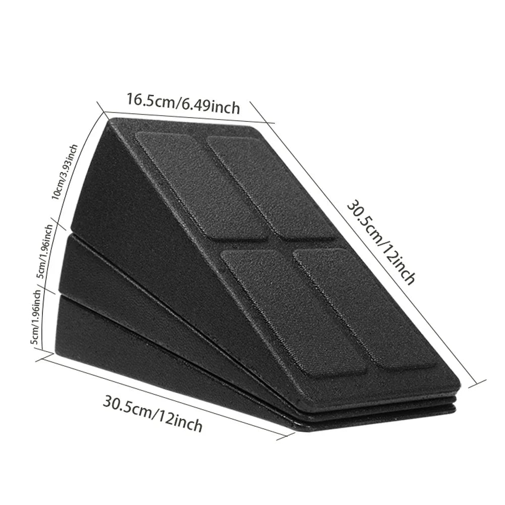 MuscleForge 3pcs Calf Stretching Slant Board – Adjustable Incline Wedge for Mobility & Therapy