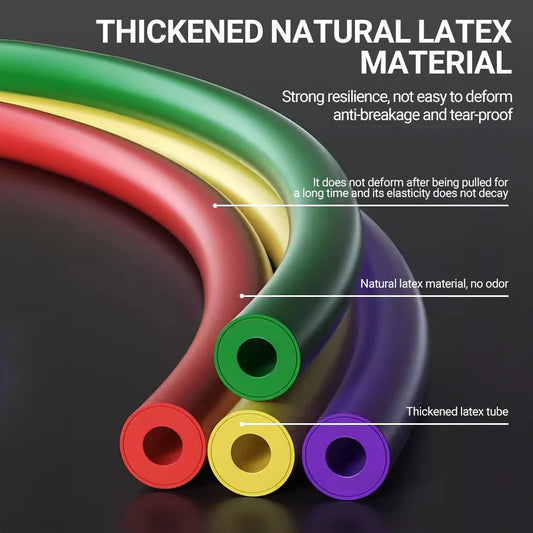 MuscleForge Complete Resistance Band Set with Attachments