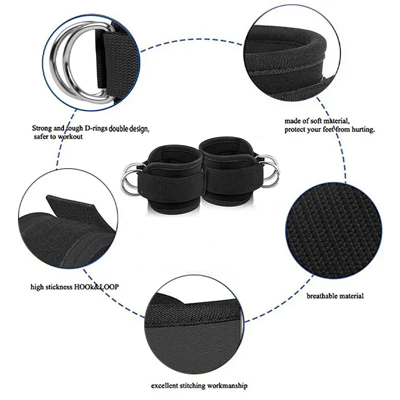 MuscleForge Adjustable Ankle Weights for Enhanced Workouts