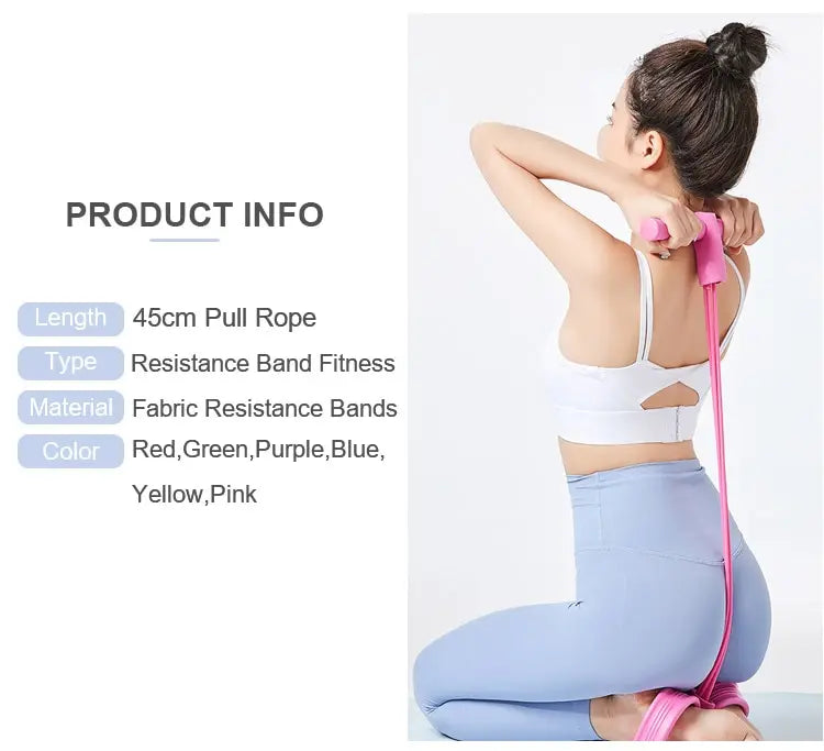 MuscleForge Elastic Resistance Bands for Home Workouts