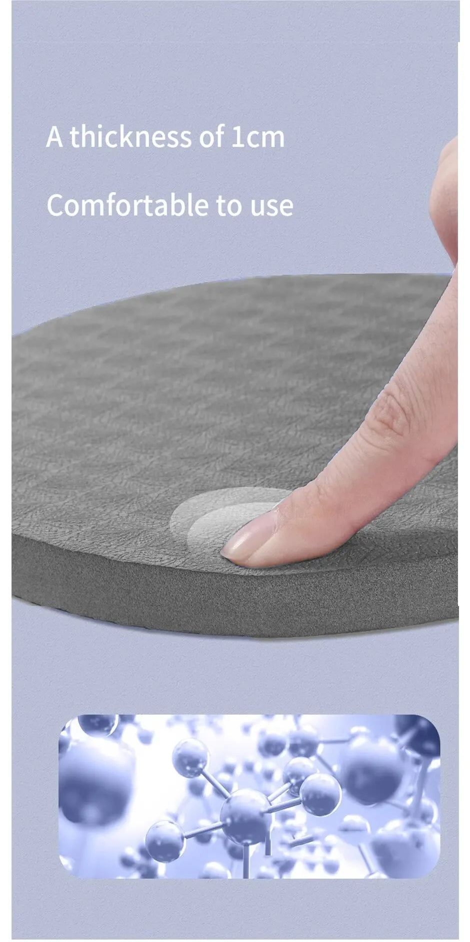MuscleForge Yoga Knee Pads for Comfort and Support