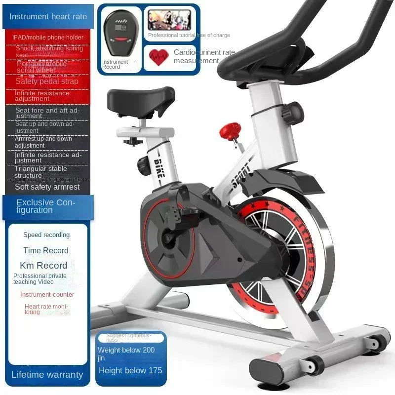 MuscleForge Indoor Spin Bike – Smart Home Exercise Bike for Cardio & Weight Loss
