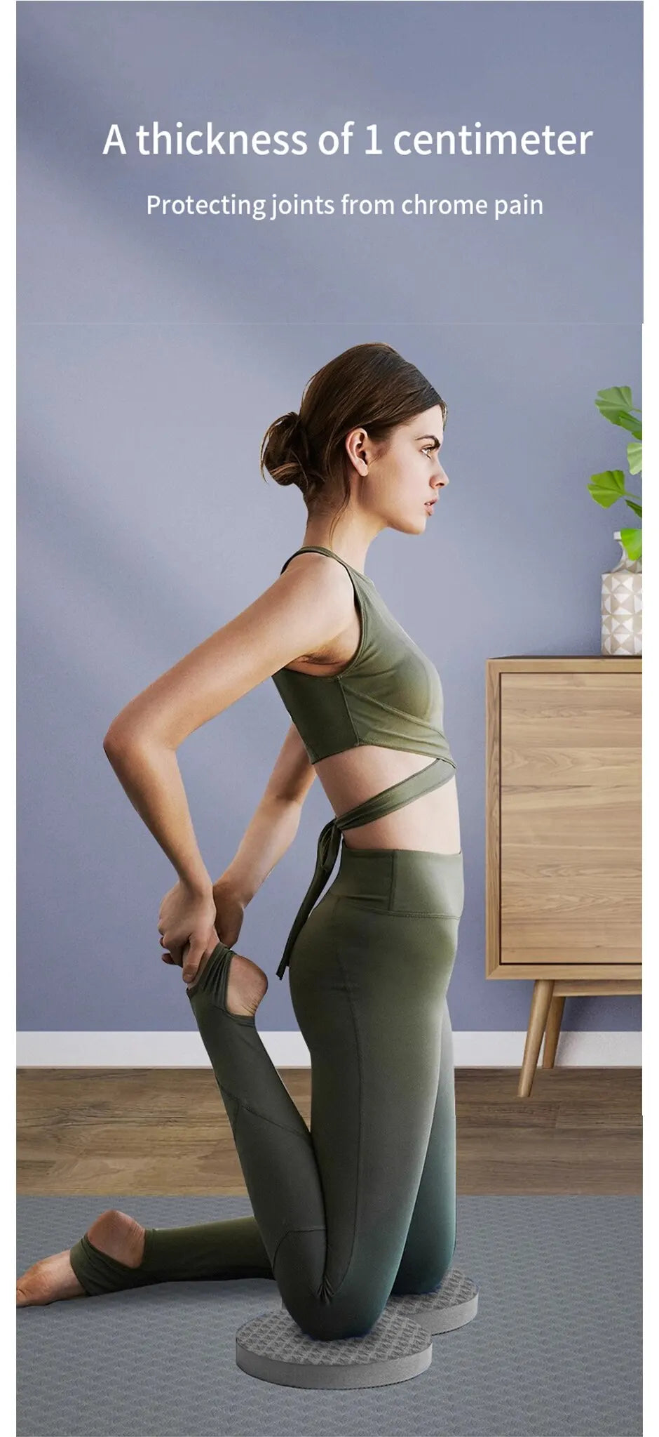 MuscleForge Yoga Knee Pads for Comfort and Support