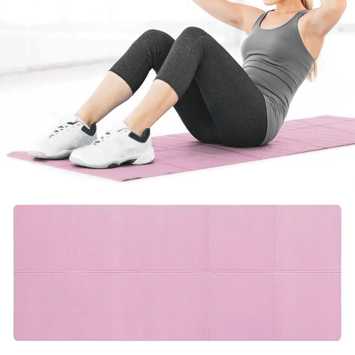 MuscleForge 4-in-1 EVA Yoga Mat for Versatile Workouts