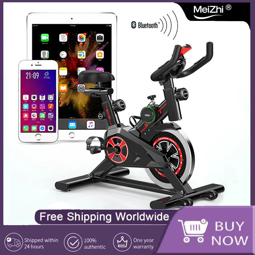 MuscleForge Indoor Spin Bike – Smart Home Exercise Bike for Cardio & Weight Loss