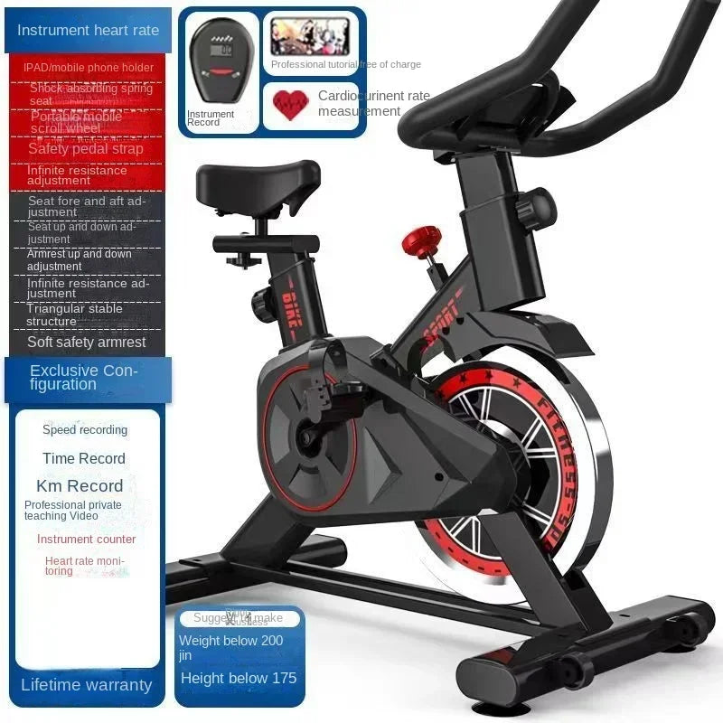 MuscleForge Indoor Spin Bike – Smart Home Exercise Bike for Cardio & Weight Loss