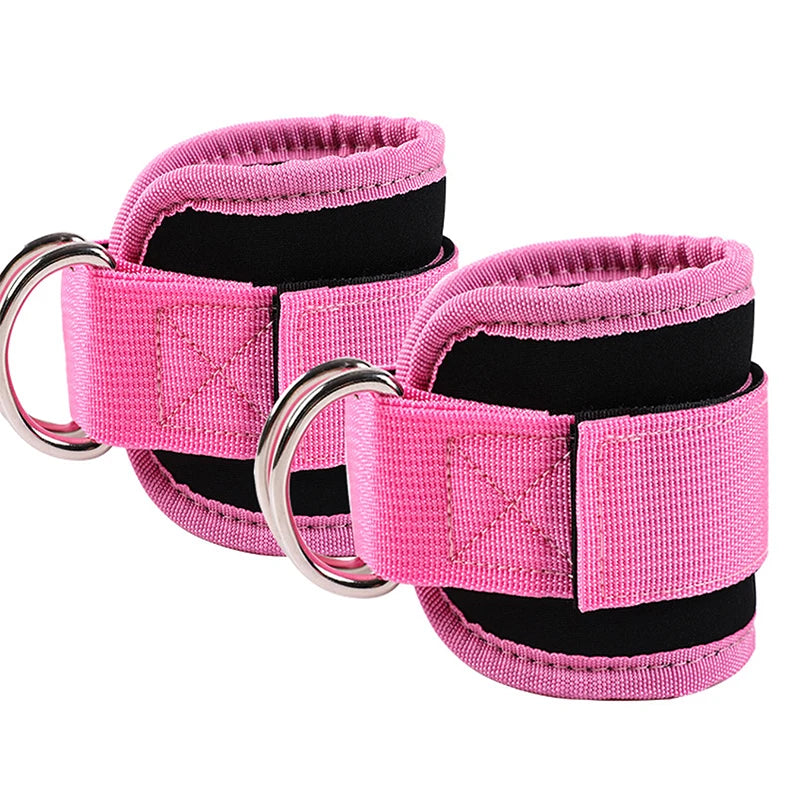 MuscleForge 2Pcs Ankle Straps for Cable Machine