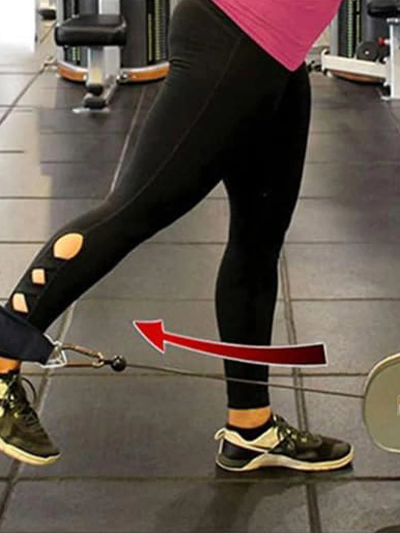 MuscleForge 2Pcs Ankle Straps for Cable Machine