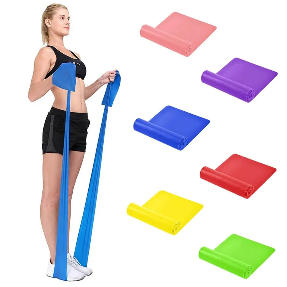MuscleForge Resistance Bands ā Stretch Elastic Bands for Home & Outdoor Fitness, Pilates, Yoga & Strength Training
