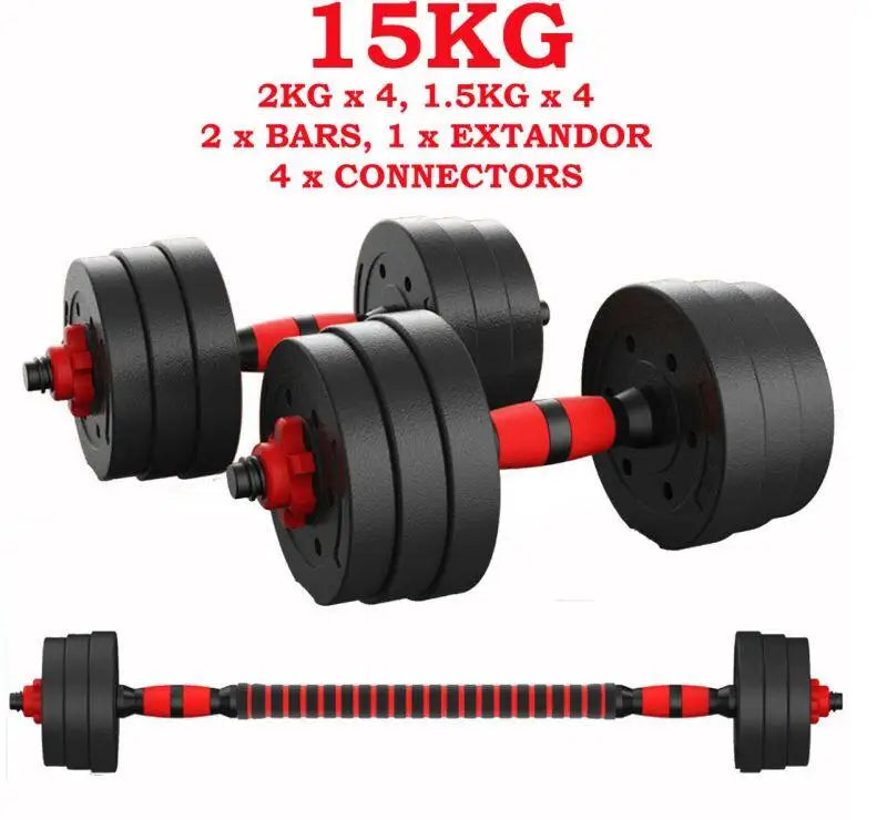 MuscleForge Adjustable Kettlebell and Dumbbell Set
