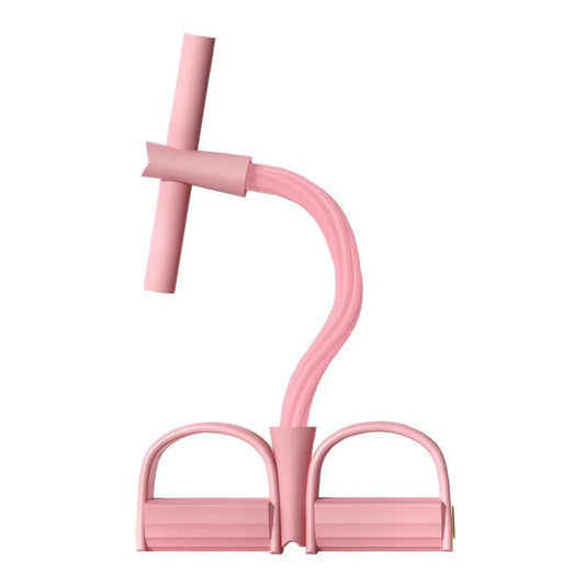 MuscleForge 6-Tube Resistance Bands with Pedal for Full Body Home Workout Trainer