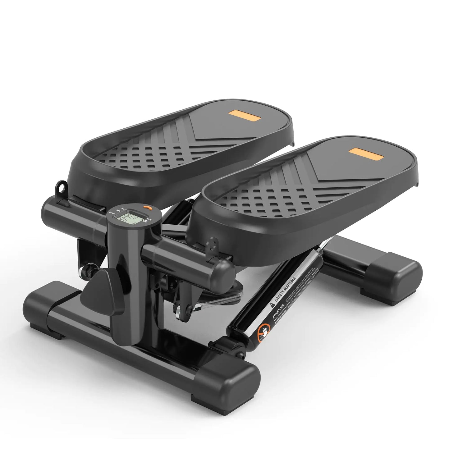 MUSCLEFORGE Mini Stepper With Resistance Bands & LCD Monitor