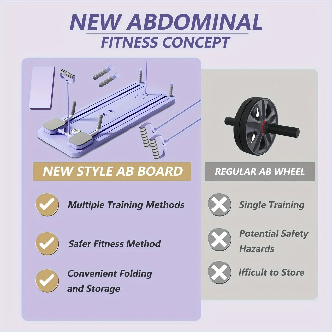 MuscleForge 5-in-1 Foldable Pilates Board