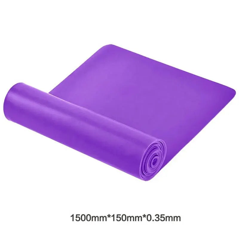 MuscleForge Resistance Bands – Stretch Elastic Bands for Home & Outdoor Fitness, Pilates, Yoga & Strength Training