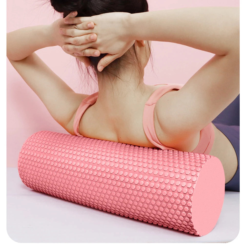 MuscleForge EVA Foam Yoga Roller for Fitness and Recovery
