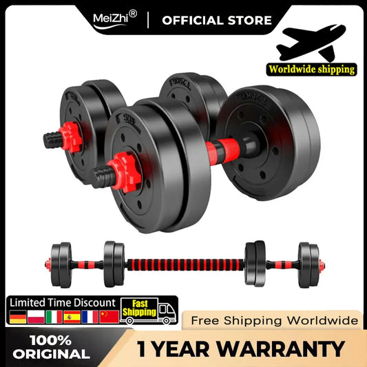 MuscleForge Adjustable Kettlebell and Dumbbell Set