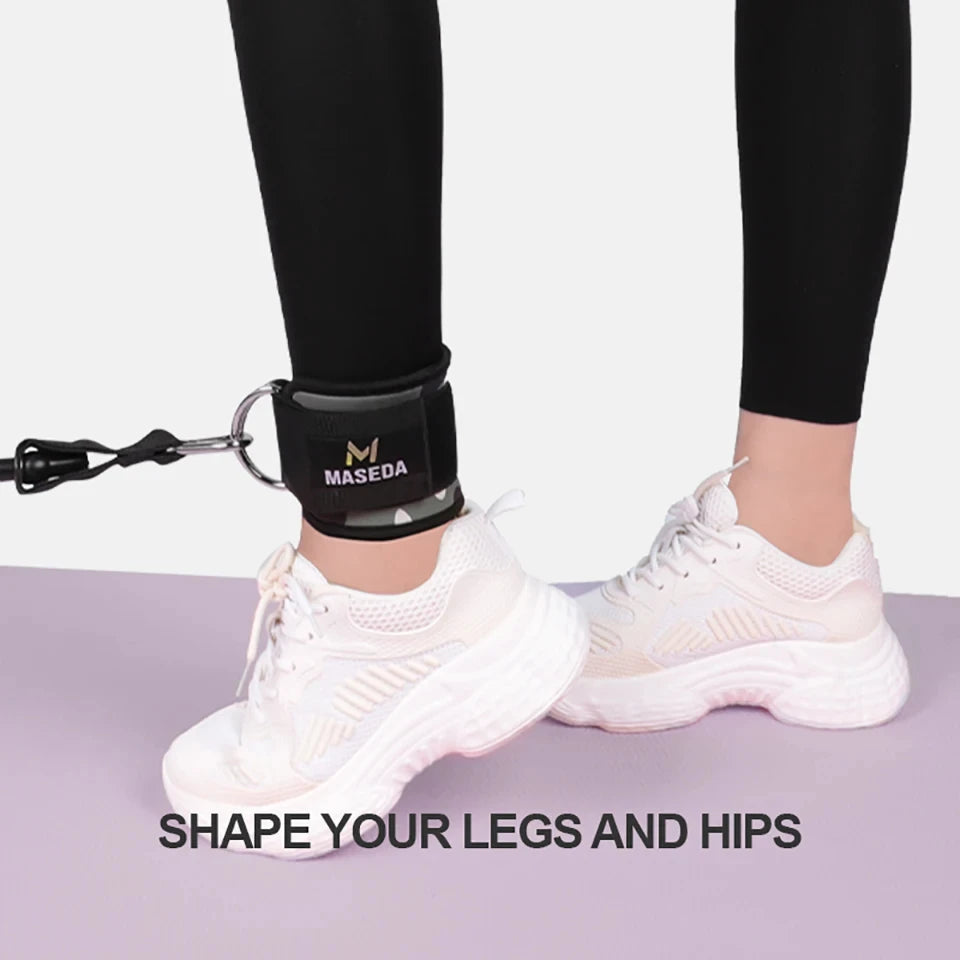 MuscleForge Adjustable Fitness Ankle Straps