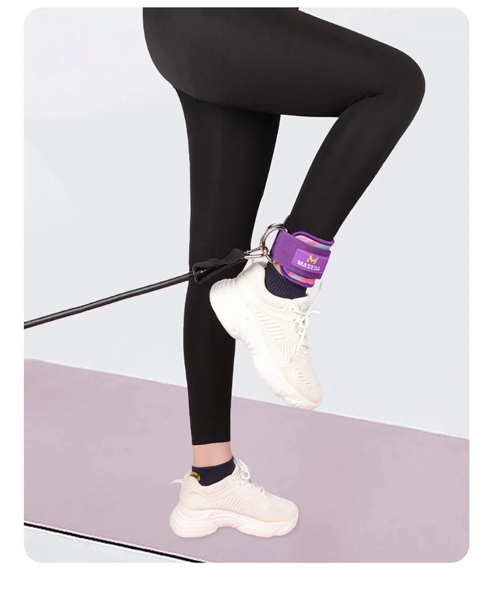 MuscleForge Adjustable Fitness Ankle Straps