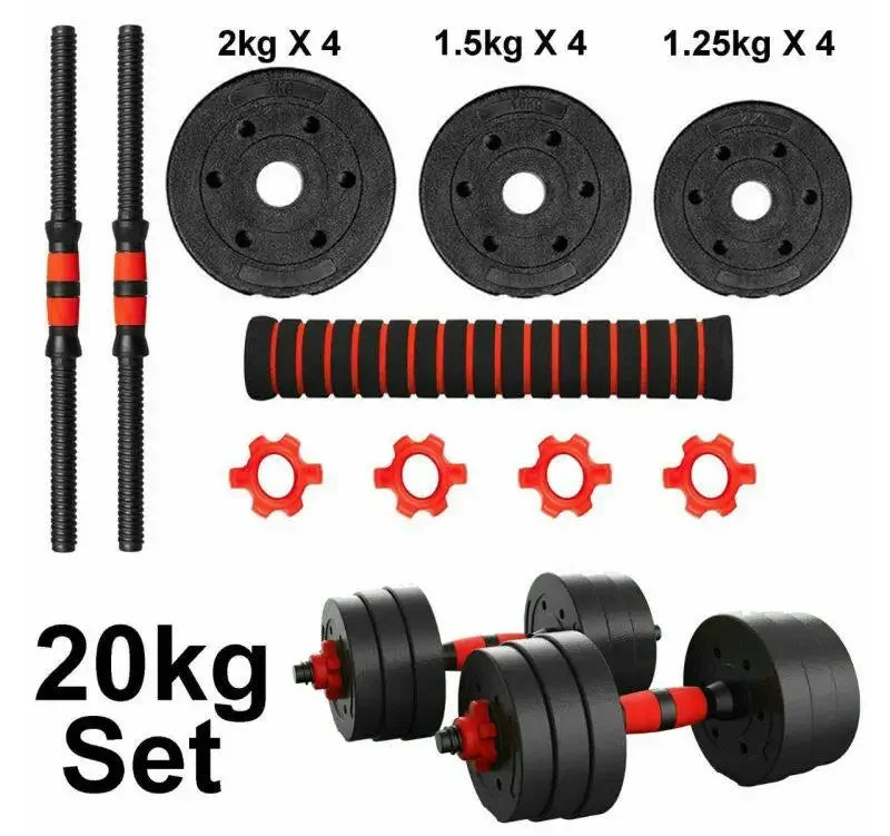 MuscleForge Adjustable Kettlebell and Dumbbell Set