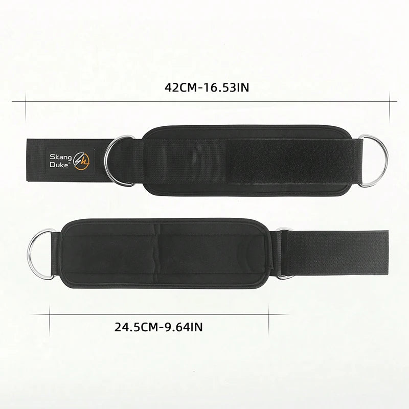 MuscleForge Adjustable Ankle Straps for Strength Training