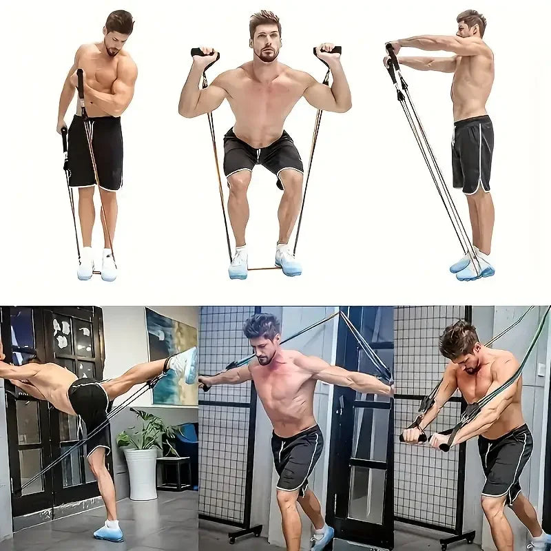 MuscleForge Multi-Functional Resistance Band Set