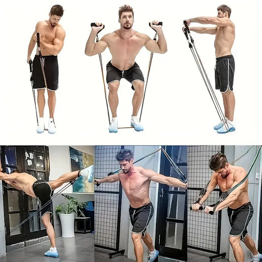 MuscleForge Multi-Functional Resistance Band Set