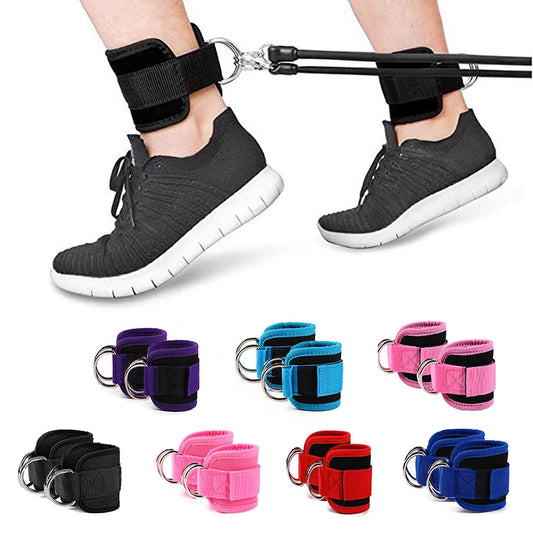 MuscleForge 2Pcs Ankle Straps for Cable Machine