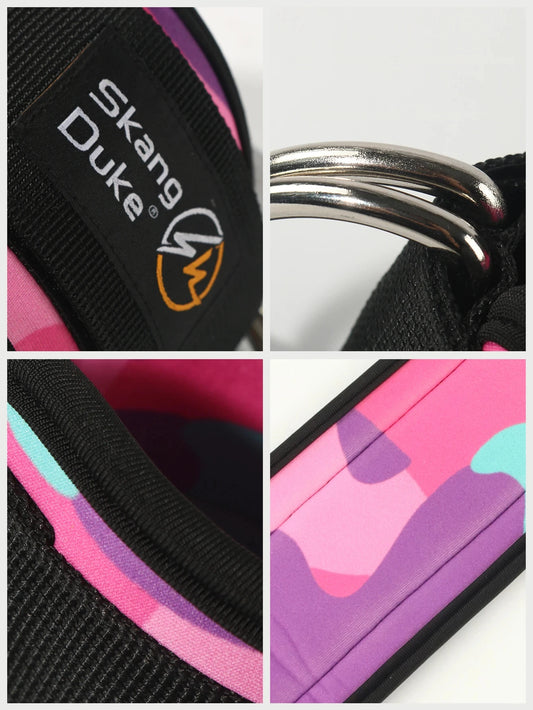 MuscleForge Adjustable Ankle Straps for Cable Machines