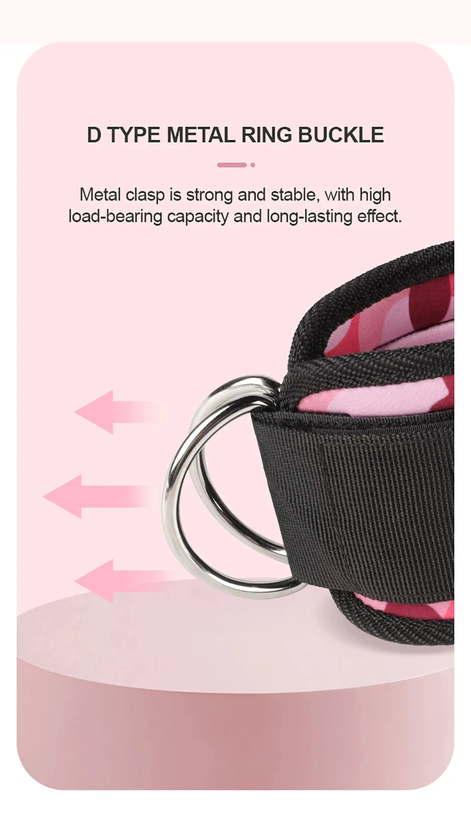MuscleForge Adjustable Fitness Ankle Straps