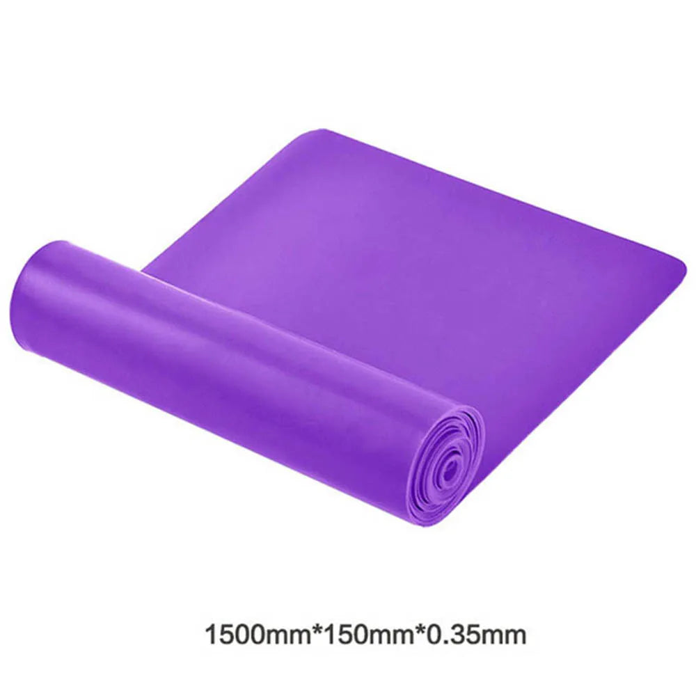 MuscleForge Resistance Bands – Stretch Elastic Bands for Home & Outdoor Fitness, Pilates, Yoga & Strength Training