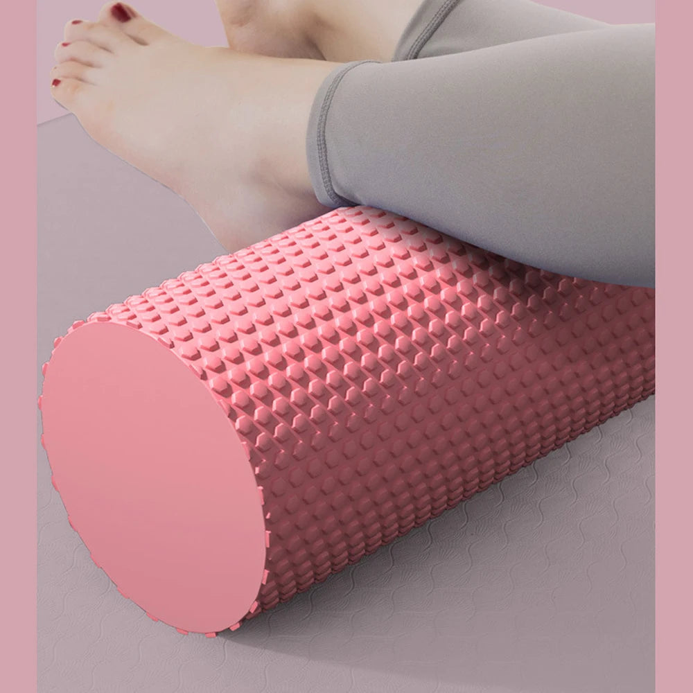 MuscleForge EVA Foam Yoga Roller for Fitness and Recovery
