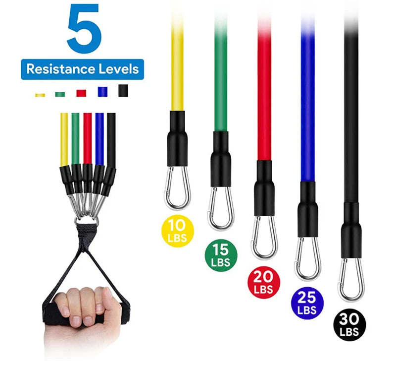 MuscleForge Resistance Bands Kit for Versatile Workouts