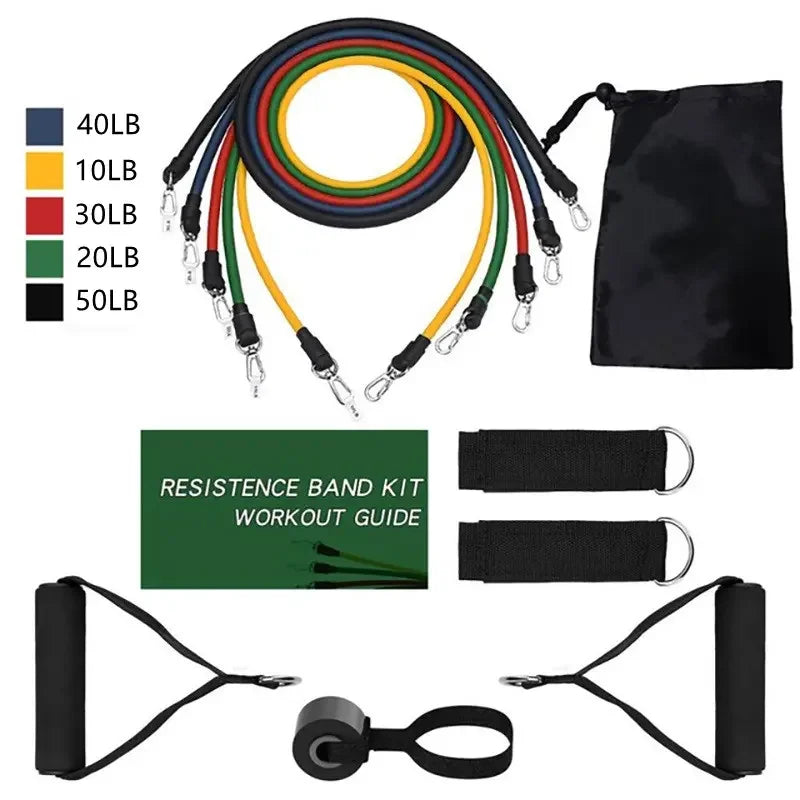 MuscleForge Multi-Functional Resistance Band Set