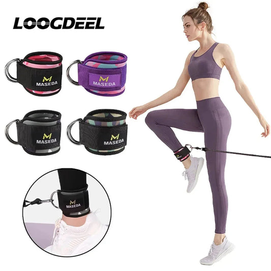 MuscleForge Adjustable Fitness Ankle Straps