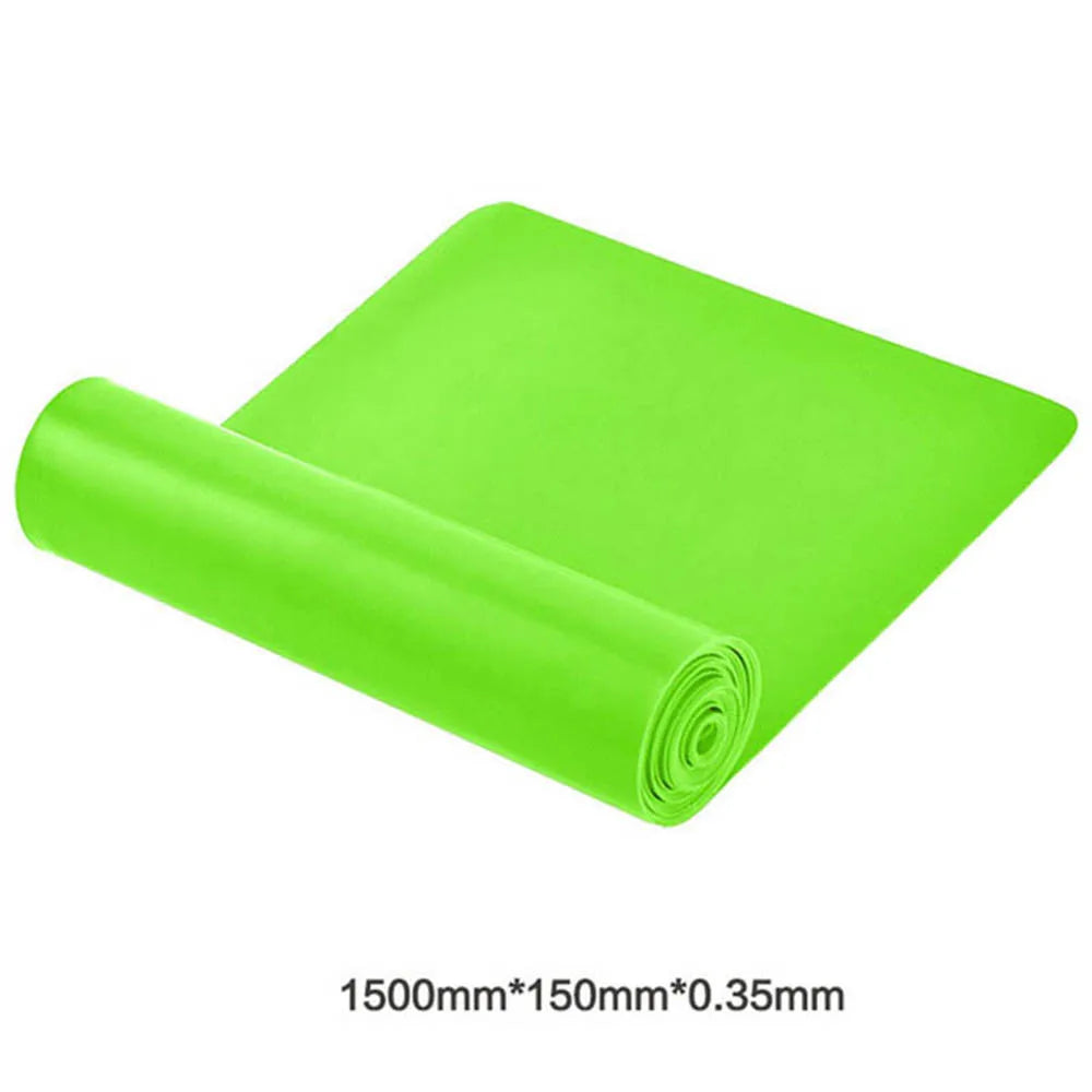 MuscleForge Resistance Bands – Stretch Elastic Bands for Home & Outdoor Fitness, Pilates, Yoga & Strength Training