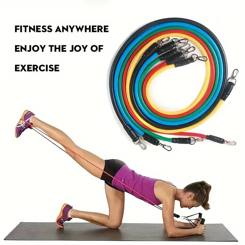 MuscleForge Multi-Functional Resistance Band Set