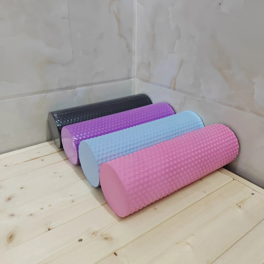 MuscleForge EVA Foam Yoga Roller for Fitness and Recovery