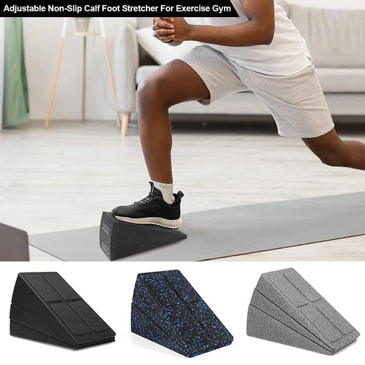MuscleForge  3pcs Calf Stretching Slant Board – Adjustable Incline Wedge for Mobility & Therapy