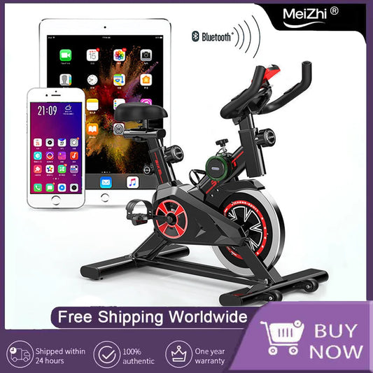 MuscleForge Indoor Spin Bike – Smart Home Exercise Bike for Cardio & Weight Loss